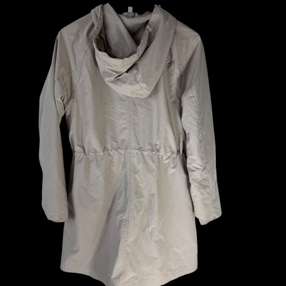 Athleta Abalone Tan Rain/Utility Jacket Sz M - Picture 2 of 9